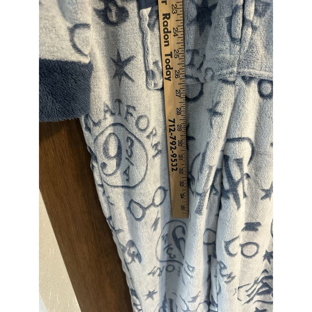 Harry Potter Hogwarts Women’s Size Large Faux Fur 1pc Hooded Pajamas WARM comfy - Picture 10 of 13